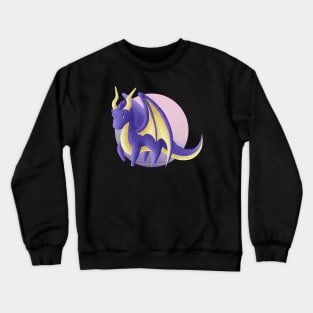 Kawaii Dragon 04 - With Background Crewneck Sweatshirt